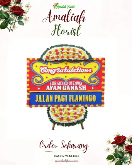 Sewa Papan Bunga Krinjing